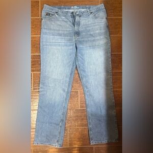 Wrangler Men's Light Blue Straight Leg Jeans